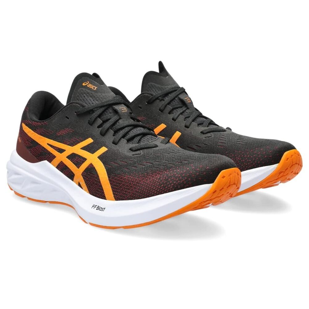 ASICS DYNABLAST 3 Men's Running Shoes Black/Bright Orange 14 M